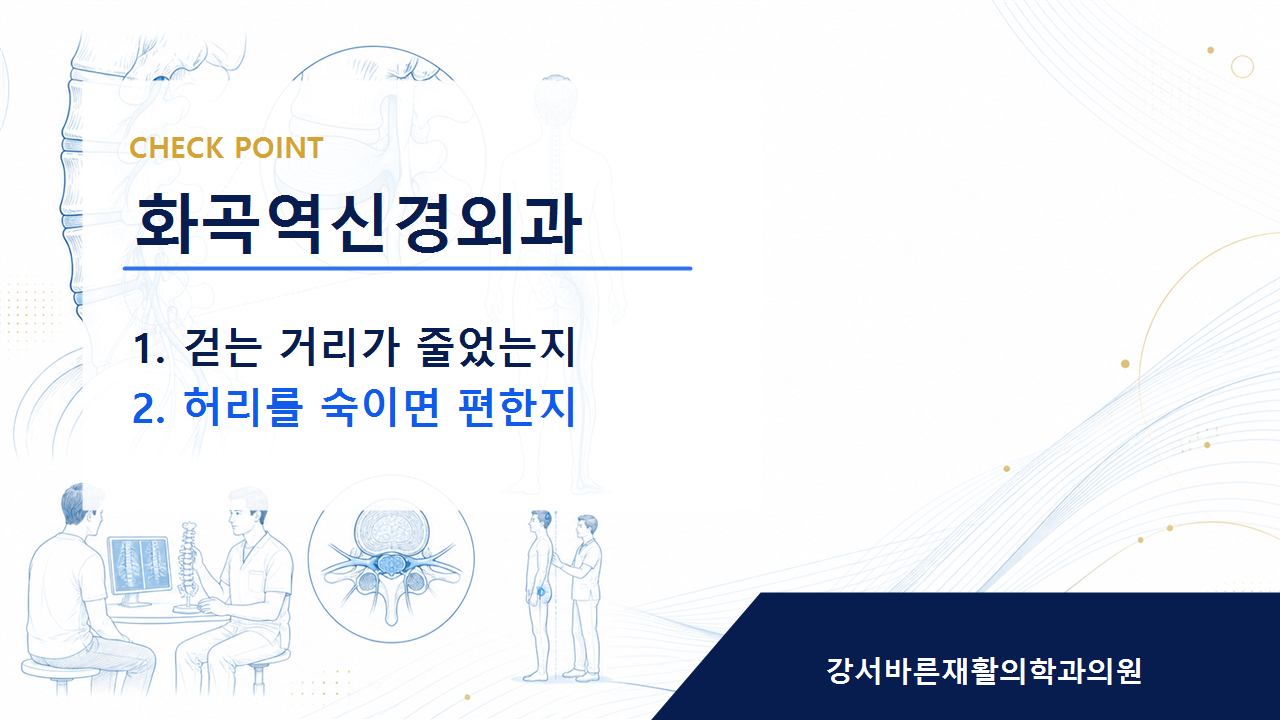 화곡역신경외과 증상 이름보다 먼저 확인해야 할 것